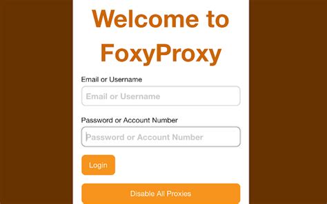 foxyproxy for chrome